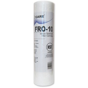 FRO-10 디럭스 침전필터 10인치 250mm, 1개, FRO-10 10인치 50M