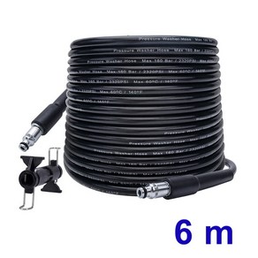 고압 물 청소 호스 파이프 압력 와셔 6 10 15 m AR Michelin Black & Decke Mta MAC ste Stanley, 01 6 m, 1개