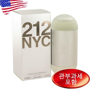 212 CAROLINA HERRERA 3.4 oz WOMEN 캐롤리나헤레라, 1개, 100ml