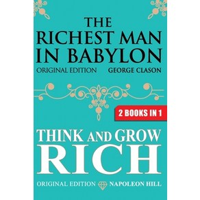 (영문도서) The Richest Man In Babylon & Think and Gow Rich Papeback, Daupub.com, English, 9781939438751