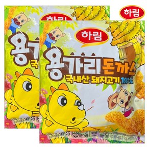 [퀴클리몰] 하림 용가리 돈까스, 2개, 385g