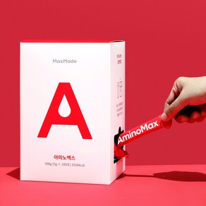 맥스메이드 아미노맥스 대용량 100포+보틀증정 아미노산 보충제 BCAA 아르기닌 비트루트 포도맛, 500g, 1박스