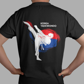 한국 태권도 티셔츠-Koea Taegkwondo 한국기념품