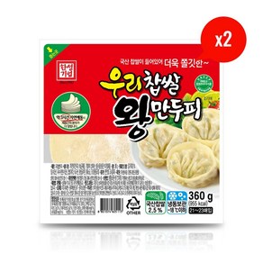 한성 우리찹쌀 왕만두피 360g X 2개