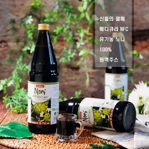 노니원액 100 nfc 유기농 노니 착즙 쥬스 주스 즙 750ml 1개 건강 감기예방 피부미용 식이섬유 항산화 체중감량