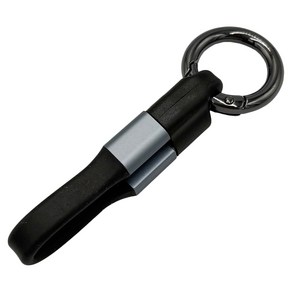 65W PD 고속충전 C타입 미니 숏 키링 케이블, 1개, 그레이, 11.5cm