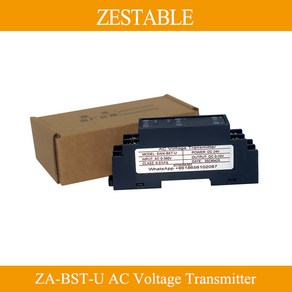 AC 전압 송신기 변환기 ZA BST U 출력 신호 모니터링 센서 AC 5V 100V 220V 380V 465V 500V 입력 4 20mA 0 10V, DC12V 24V, 0-5V output, AC0-380V input, 1개