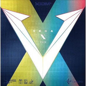 엑시옴 탁구러버 베가 텐(VEGA X), 검정, 1개