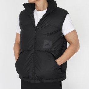 아디다스 덕다운 패딩 조끼 VEST BIG BAFFLE V 올블랙