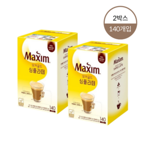 동서식품 맥심 모카골드 심플라떼 140개입 x 2박스