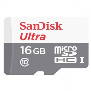 샌디스크 MicroSDHC Ultra CLASS10 UHS-I 533X 16GB 메모리카드