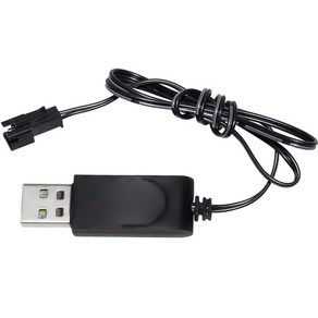 올칩 3.7V 리튬 배터리용 SM-2P USB 충전기 RC카 드론 보트 호환 충전 케이블, 1개, (SM) 3.7v USB충전기