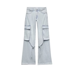 ZARA 자라 여자데님카고팬츠 파라슈트 청바지 06H0504