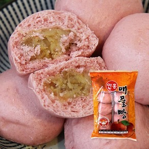 안흥 수제 애플 찐빵 어린이간식 애플빵 (500g 10입) 3봉, 3개, 500g