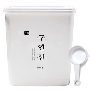 순담 구연산 4kg 섬유유연제 세정제 세제 바스켓, 1개