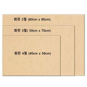 [당일발송] MDF화판 4절 3절 2절, MDF화판3절