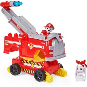 Paw Patrol Marshall Rise and Rescue 액션 피규어와 액세서리가 있는 변신 장난감 자동차 3세 이상 키즈 장난감