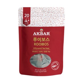 아크바 루이보스 차 피라미드 티백, 30g, 20개입, 5개