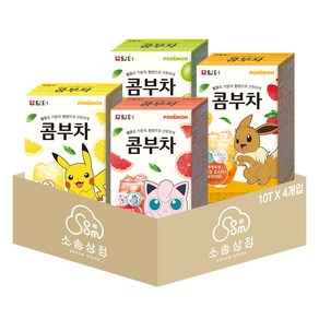 담터 콤부차 혼합 40T (레몬+자몽+샤인머스캣+망고리치 각 10T), 1개, 10개입