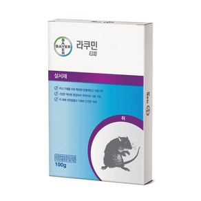 라쿠민 티피 100g 살서제, 1개, 1개입