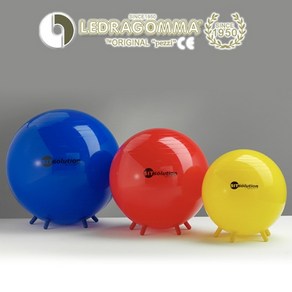 [LEDRAGOMMA] 레드라곰마 발 받침형 짐볼 (65cm/파란, 쿠팡 65cm_파랑색