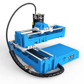 Easythreed 미니 레이저 조각기 2W 블루 레이저 전원 앱 무선 제어 BT 및 USB 연결 쉬운 설치 300 mm/min