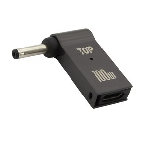 USB C타입 PD to DC 3.5x1.35 100W 노트북 충전 젠더 HT-CL036, 1개