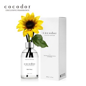 코코도르 화이트라벨 디퓨저 200ml + 해바라기 조화