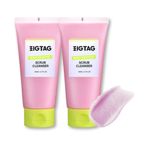 직택 클렌징폼 무자극 저자극 스크럽 팩 클렌저 클렌져 곤약스크럽, 2개, 130ml