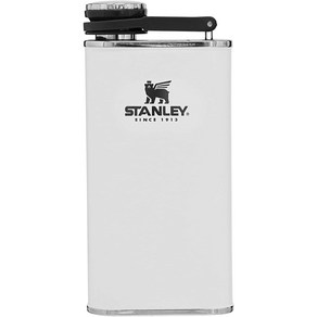 NeveLose Cap이 장착된 Stanley Classic Flask 8oz 쉬운 충전을 위한 와이드 마우스 스테인리스 스틸 힙 플라스크, 1개, 2 8온스