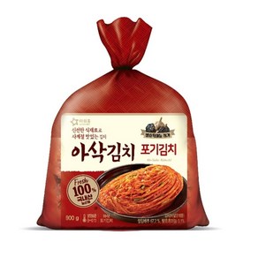 아워홈 국산 손수 담은 아삭 포기김치, 5개, 900g