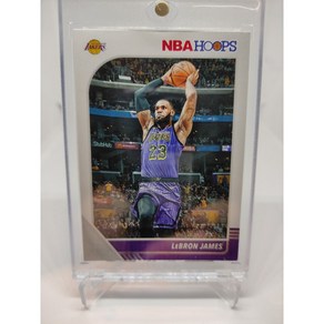 2019 Panini Hoops 87번 르브론 제임스 Lebon 농구 NBA 카드, 1개