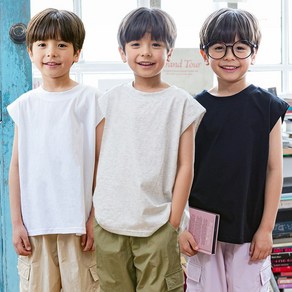 베베쥬 아동용 투데이 민소매 티셔츠