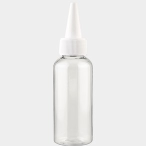 화이트 뾰족캡 투명 용기 50ml 플라스틱 화장품용기 공병 소분병 여행