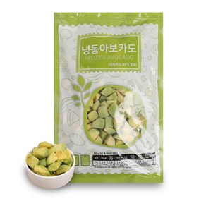 푸드야식품 냉동 아보카도 다이스 500g, 1개