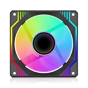 AONE STORM 인피니티 RGB 120mm 블랙 시스템쿨러 컴퓨터 케이스 쿨링팬