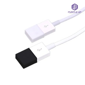 퍼플업 실리콘 USB 보호캡 덮개 포트커버 이물질방지 방지 커버, 화이트, 1개