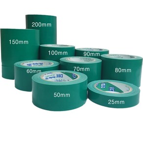 천면테이프 청테이프 청면테이프 녹색 폭 16mm 24mm 48mm 길이 25M