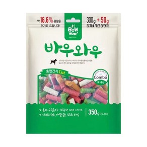 바우와우 혼합cut 간식 350g, 1개