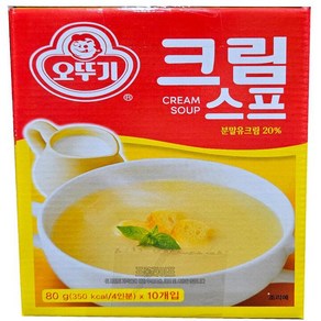 오뚜기 크림스프 80g x 10입(손소독젤2ml증정)