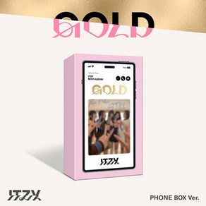 ITZY 있지 - [GOLD] PHONE BOX VER. [스페셜반] 소량 한정판매 특전선택, 미공개 포토카드 5종 중 1종 랜덤