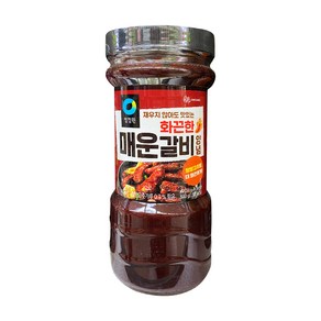 청정원 매운갈비양념 화끈한 맛 840g, 7개