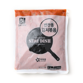 아워홈 볶음김치 볶은김치 김치볶음반찬용 1kg, 2개