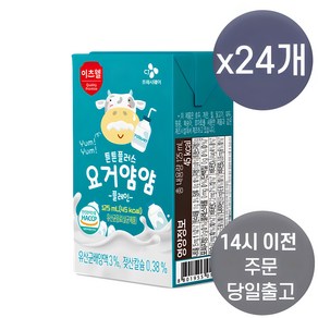 CJ 이츠웰 튼튼플러스 요거얌얌 플레인 125ml 24개