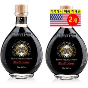 Due Vittoie 이태리 전통 모데나 아세토 오로 골드 IGP 발사믹 식초 250ml 2개