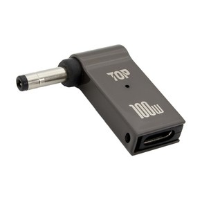 USB C타입 PD to DC 4.0x1.7 100W 노트북 충전 젠더 HT-CL029, 1개