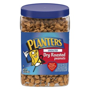 PLANTERS 언솔티드 드라이 로스티드 피넛, 992g, 1개