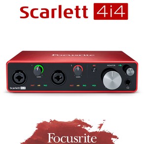 포커스라이트 Scalett 스칼렛 4i4 3세대 오디오 인터페이스 오인페 (케이블 드림)