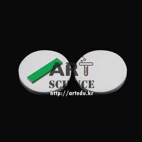 (ART)원판모양스티로폼/∮85mm두께10mm10개입/KSIC-10057