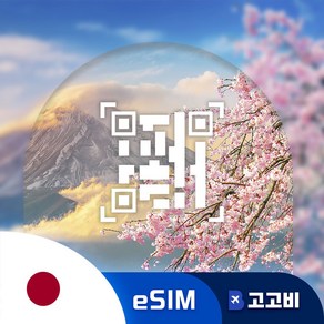 [eSIM] 일본이심 데이터 무제한 일본유심 QR코드 발송, 1개, 500MB, 1일